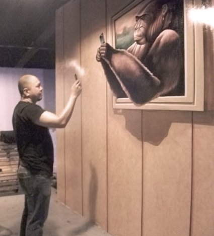 3D Mural Painting photo
